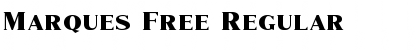 Marques Free Regular Font