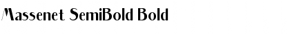 Massenet SemiBold Bold