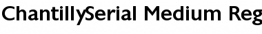 ChantillySerial-Medium Regular Font