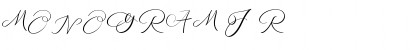 MONOGRAM J Regular Font