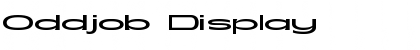 Oddjob Display Font