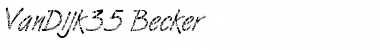 VanDijk35 Becker Regular Font