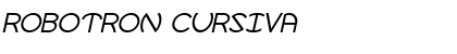 Robotron Cursiva Font
