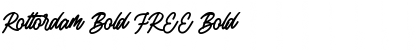 Rottordam Bold FREE Font