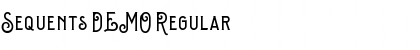 Sequents DEMO Regular Font