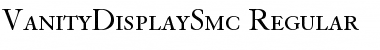 VanityDisplaySmc Regular Font