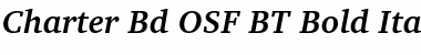 Charter Bd OSF BT Bold Italic Font
