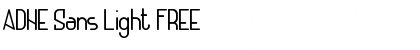 ADHE Sans Light FREE Font