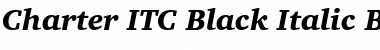 CharterITC BT Black Italic Font