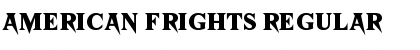 American Frights Regular Font