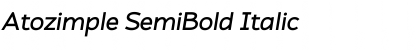 Atozimple SemiBold Font