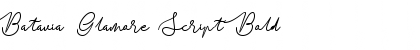 Batavia Glamore Script Bold Font