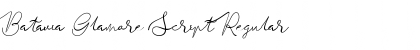 Batavia Glamore Script Font