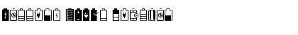 Battery Icons Regular Font