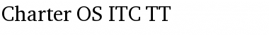 Charter OS ITC TT Regular Font