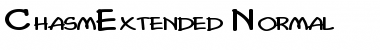 ChasmExtended Normal Font