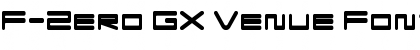 F-Zero GX Venue Font Regular Font