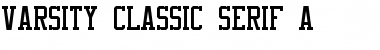 Download Varsity Classic Serif A Font