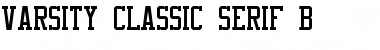 Varsity Classic Serif B Regular Font
