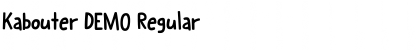 Kabouter DEMO Font