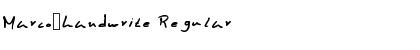 Marco_handwrite Font