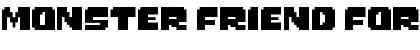 Monster Friend Fore Font