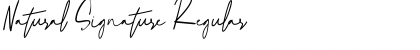 Download Natural Signature Font