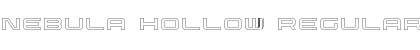 Download Nebula Hollow Font