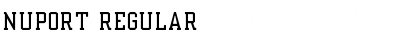 Nuport Regular Font