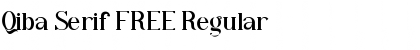 Qiba Serif FREE Regular Font