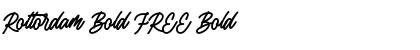 Rottordam Bold FREE Font