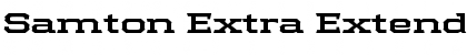 Samton Extra Extended Bold Font