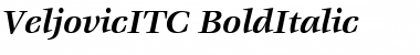 VeljovicITC Bold Italic
