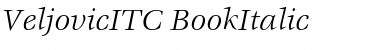 VeljovicITC Italic Font