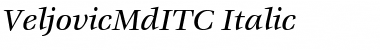 VeljovicMdITC Italic Font