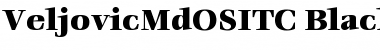 VeljovicMdOSITC Font