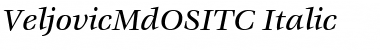 VeljovicMdOSITC Italic Font