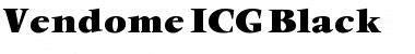 Vendome ICG Black Regular Font