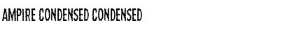 Ampire Condensed Condensed Font