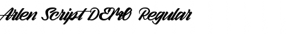 Arlen Script DEMO Regular Font