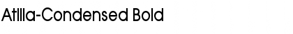 Atilla-Condensed Bold Font