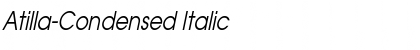 Atilla-Condensed Italic