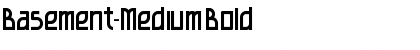 Basement-Medium Bold Font
