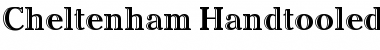 Cheltenham Handtooled ITC Regular Font