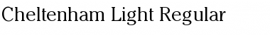 Cheltenham-Light Font