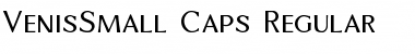 VenisSmall Caps Regular Regular Font
