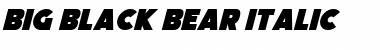 Big Black Bear Font