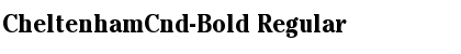 CheltenhamCnd-Bold Regular