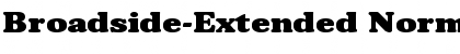 Broadside-Extended Normal Font
