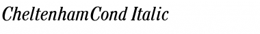 CheltenhamCond Italic Font